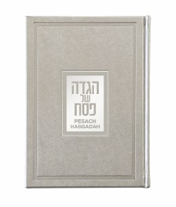 Haggadah Shel Pesach Hebrew English Luxurious Design Silver Ashkenaz [Hardcover]