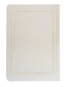 Tehillim Eis Ratzon Custom Embossment Laminated Cream Cover Gold Border [Paperback]