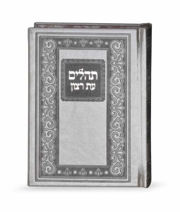 Tehillim Eis Ratzon Faux Leather Grey Medium Size [Hardcover]