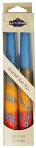 Safed Taper Candles 2 Pack 7.5&quot; - Harmony Torquoise