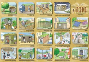Halachos of Sukkah Building Laminated Sukkah Poster