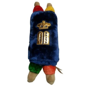 Stuffed Sefer Torah Medium Size Assorted Colors Single Piece 15"