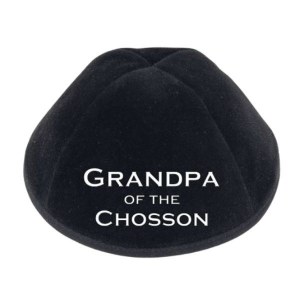 Grandpa of the Chosson Kippah