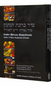 Seder Bircas Hanehenin and Seder N'tilas Yodoyim LiS'uda (Hebrew and English)