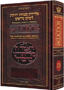 Schottenstein Edition Interlinear Selichos Full Size Lita Ashkenaz [Hardcover]