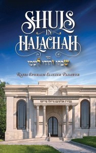 Shuls in Halachah [Hardcover]