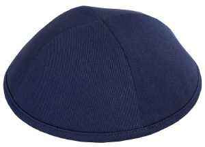 Yarmulka Cotton Navy Size 3