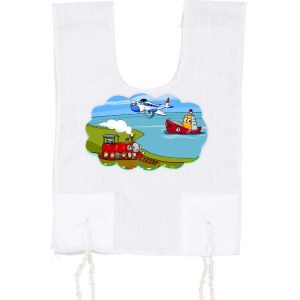 Poly Cotton Tzitzis Transportation Design Size 2