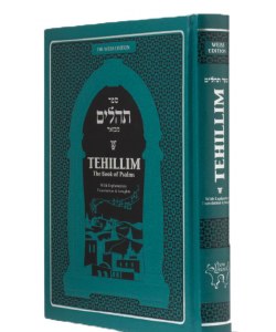 Weiss Edition Tehillim Hebrew English Turquoise [Hardcover]