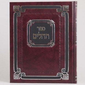 Tehillim Large Size Maroon [Hardcover]