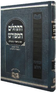 Tehillim HaMeforash Large Size [Hardcover]
