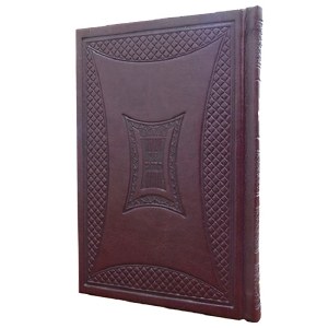 Tehillim Medium Faux Leather Kaftor Maroon