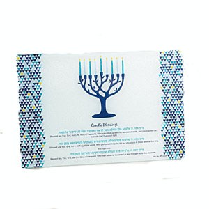 Tempered Glass Menorah Drip Tray