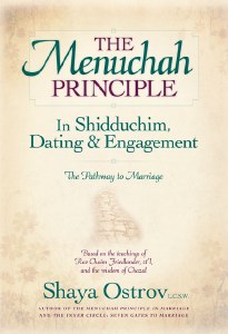 The Menuchah Principle in Shidduchim, Dating & Engagement [Hardcover]