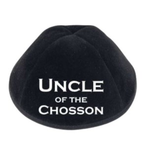 Uncle of the Chosson Kippah
