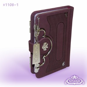 V'Ani Tefillasi Hard Cover with Handles - Purple