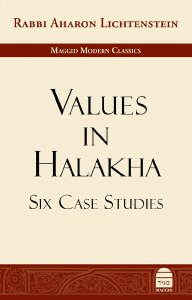 Values in Halakha [Hardcover]