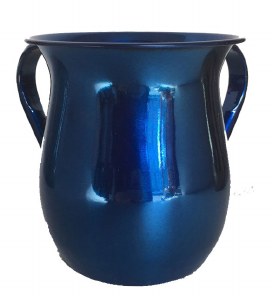 Wash Cup Blue Metallic Metal