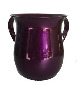 Wash Cup Purple Metallic Metal