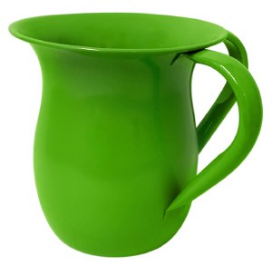 Wash Cup Glazed Aluminum Green