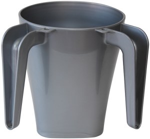 Plastic Wash Cup Gray 5.5"