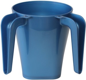 Plastic Wash Cup Aqua Blue 5.5"
