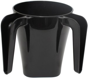 Plastic Wash Cup Black 5.5"