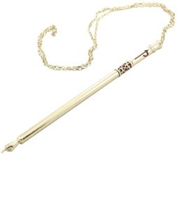 The Koren Yad Torah Pointer and Chain Gold Plated