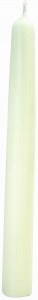 White Yom Kippur Beeswax Candle