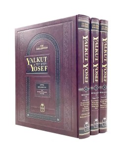 Yalkut Yosef With English Translation Laws of Berachot 3 Volume Set Saka Edition [Hardcover]