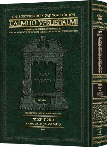 Schottenstein Talmud Yerushalmi English Edition Daf Yomi Size Tractate Yevamos 2 43a-88b Chapters 8-16 [#30] [Hardcover]
