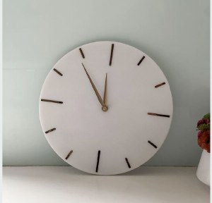 Picture of Marble Wall Clock  By Kinor