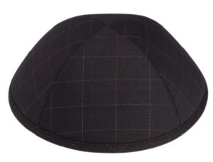 iKippah Black Checker Size 2