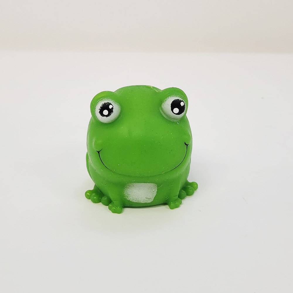Passover Stress Frog Toy Green - The Judaica Place