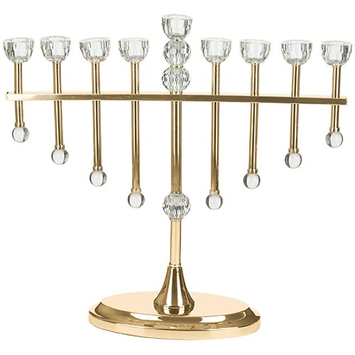 MENORAH CANDLE CUPS Wide style (Set of 9) Brass