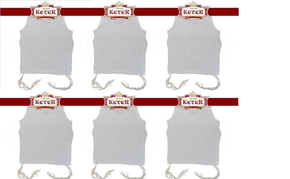Mofet Chabad Cotton Tzitzit For Kids - Traditional Jewish Prayer Garments With Chabad Knots