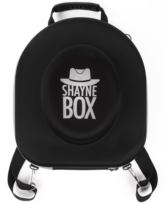 ShayneBox Travel Hat Box Silver - The Judaica Place