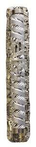 Mezuzah Case Intricate Design Silver 12cm