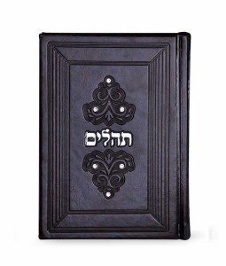 Faux Leather Tehillim Medium Size Brown Accentuated with Crystals [Hardcover]