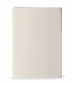 Mincha Maariv Booklet Laminated Blank Cover Cream Ashkenaz [Paperback]