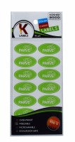 Kosher Label Stickers Pareve Green