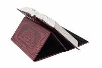 Compact Shtender Faux Leather Maroon