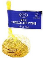 Elite Milk Chocolate Coins - One Bag