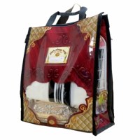 Plastic Tallis Esrog Carrying Bag Maroon 13.25"