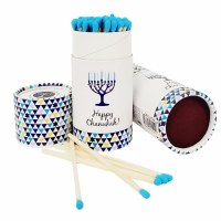 Long Matches in Drum Chanukah Tree of Life Design 60 Count