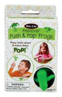 Additional picture of Passover Push & Pop Frogs 4 Pack