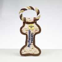 Additional picture of Chewdaica Passover Bone Squeaky Dog Toy