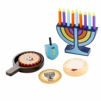 Wooden Chanukah Deluxe Play Set Toy