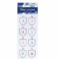 Chanukah Stickers Jewel Design 2 Sheets