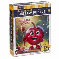 Jigsaw Puzzle Shana Tova Apple Design 100 Pieces
